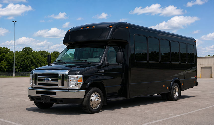 20-passenger minibus for charter in Mesa, AZ