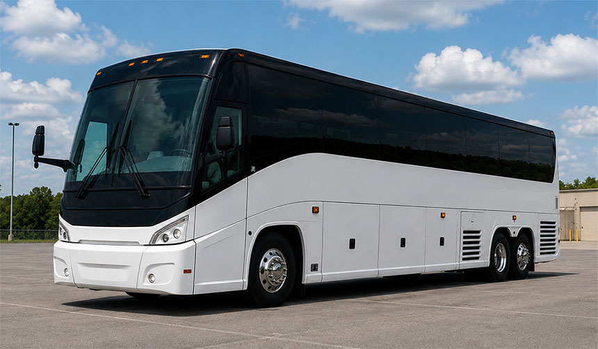 56-passenger charter bus in Mesa, AZ